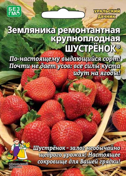 Земляника Шустрёнок б/ф, 10шт., Уральский Дачник